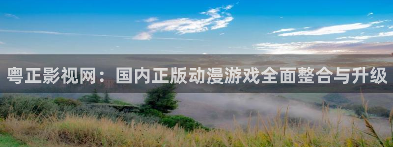 蓝莓扦插视频：粤正影视网：国内正版动漫游戏全面整合与升级