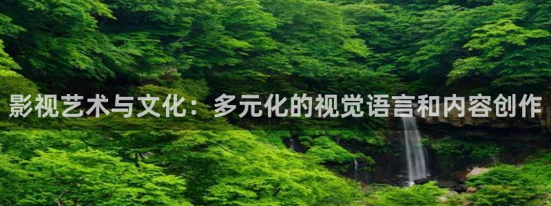 蓝莓视频直接进入：影视艺术与文化：多元化的视觉语言和内容创作